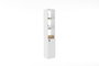 Hanah Home Trend - White Armario de Baño Escandinavo Blanco con Amplio Almacenamiento y Fijación a Pared 170x30x29.6 cm